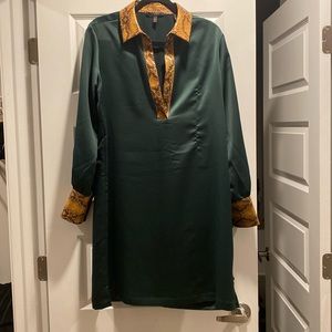 Scotch & Soda Midi length dress with Snakeskin detail